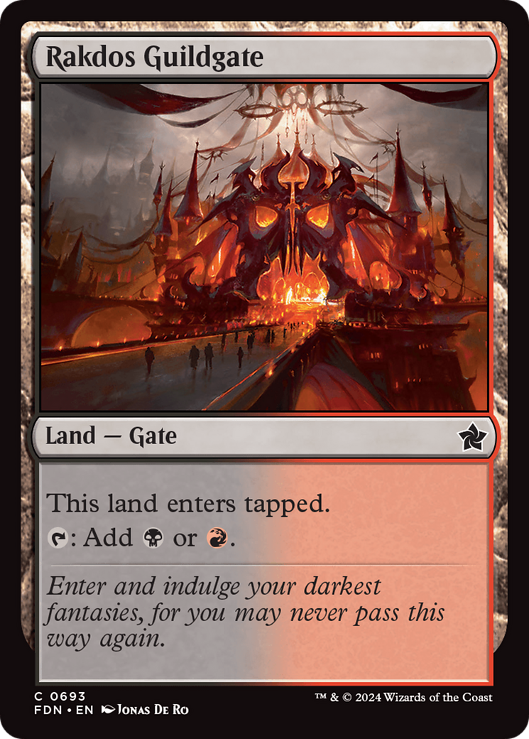 Rakdos Guildgate [Foundations] | Card Merchant Takapuna