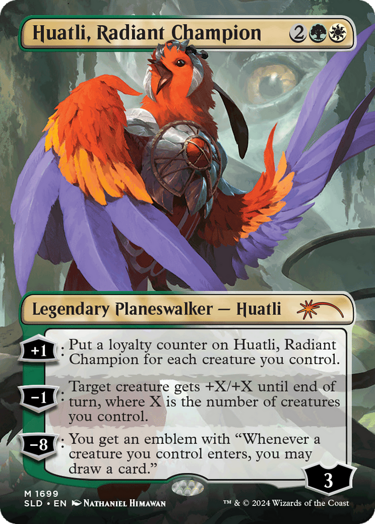 Huatli, Radiant Champion (Rainbow Foil) [Secret Lair Drop Series] | Card Merchant Takapuna