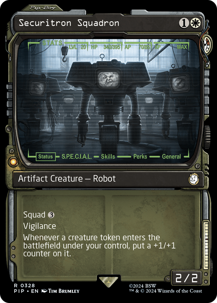 Securitron Squadron (Showcase) [Fallout] | Card Merchant Takapuna