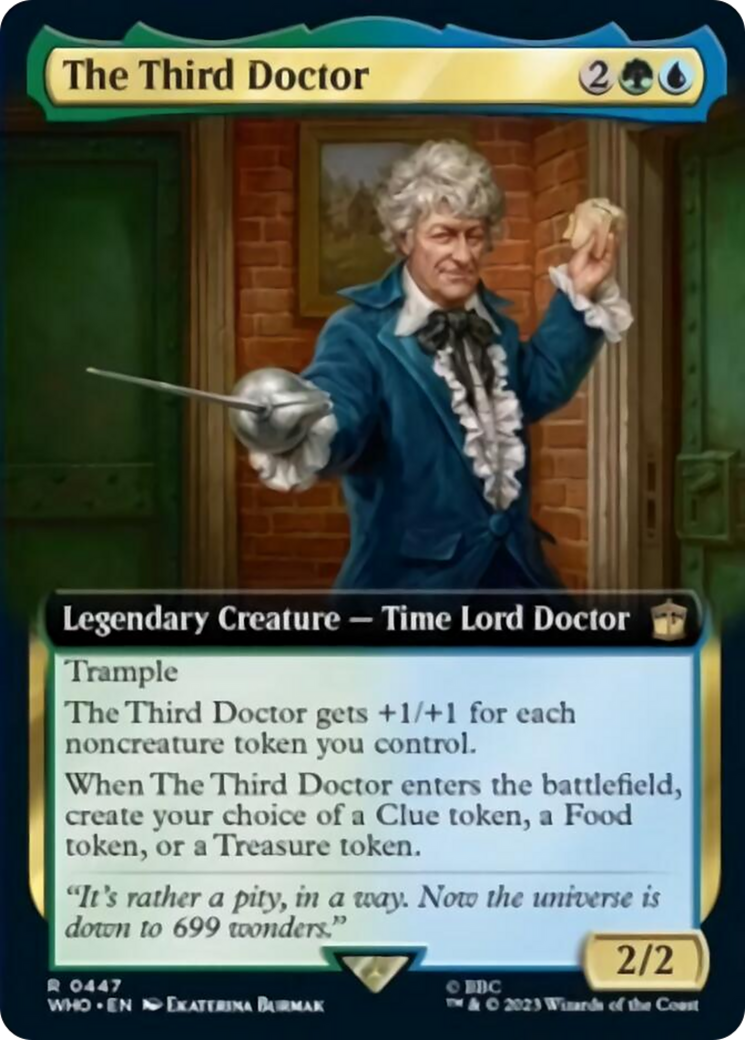 The Third Doctor (Extended Art) [Doctor Who] | Card Merchant Takapuna