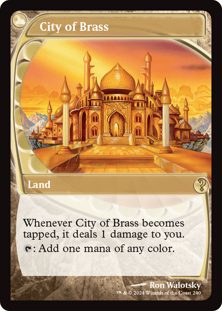 City of Brass (Future Sight) [Mystery Booster 2] | Card Merchant Takapuna