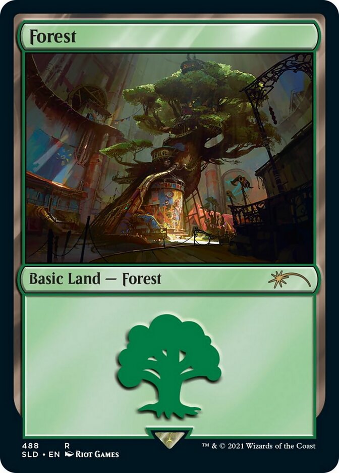 Forest (488) [Secret Lair Drop Series] | Card Merchant Takapuna