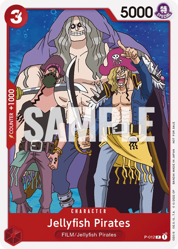 Jellyfish Pirates (One Piece Film Red) [One Piece Promotion Cards] | Card Merchant Takapuna