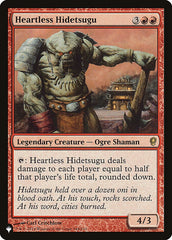 Heartless Hidetsugu [The List] | Card Merchant Takapuna