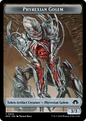 Eldrazi Spawn // Phyrexian Golem Double-Sided Token [Modern Horizons 3 Tokens] | Card Merchant Takapuna