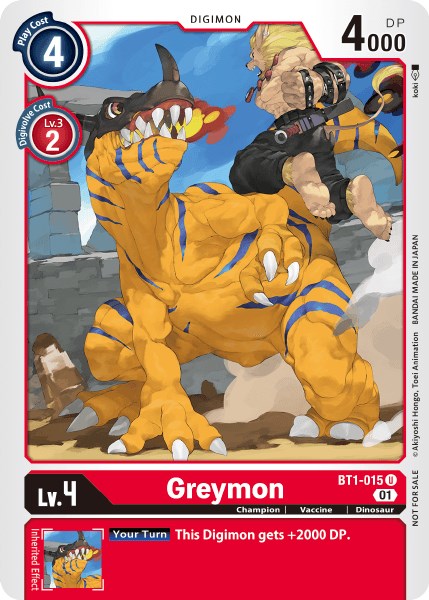 Greymon [BT1-015] (Tamer Party Vol. 3) [Release Special Booster Promos] | Card Merchant Takapuna