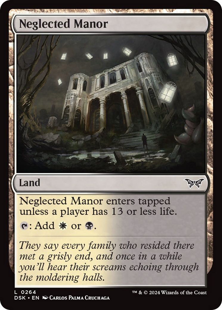 Neglected Manor [Duskmourn: House of Horror] | Card Merchant Takapuna