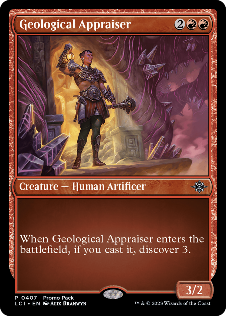 Geological Appraiser [The Lost Caverns of Ixalan Promos] | Card Merchant Takapuna