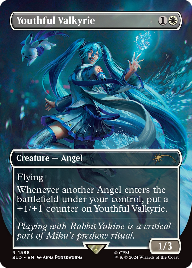 Youthful Valkyrie (Rainbow Foil) [Secret Lair Drop Series] | Card Merchant Takapuna