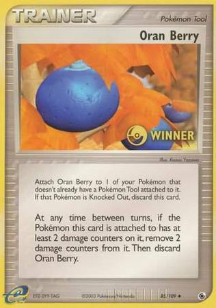 Oran Berry (85/109) (Winner) [EX: Ruby & Sapphire] | Card Merchant Takapuna