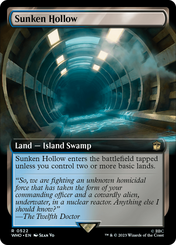 Sunken Hollow (Extended Art) [Doctor Who] | Card Merchant Takapuna