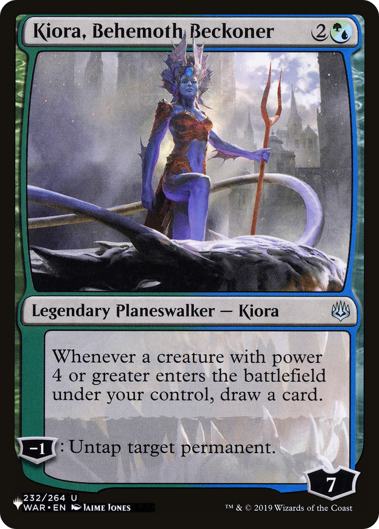 Kiora, Behemoth Beckoner [The List] | Card Merchant Takapuna