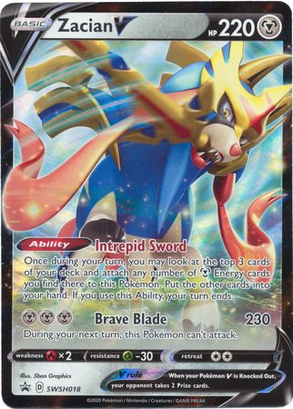 Zacian V (SWSH018) [Sword & Shield: Black Star Promos] | Card Merchant Takapuna