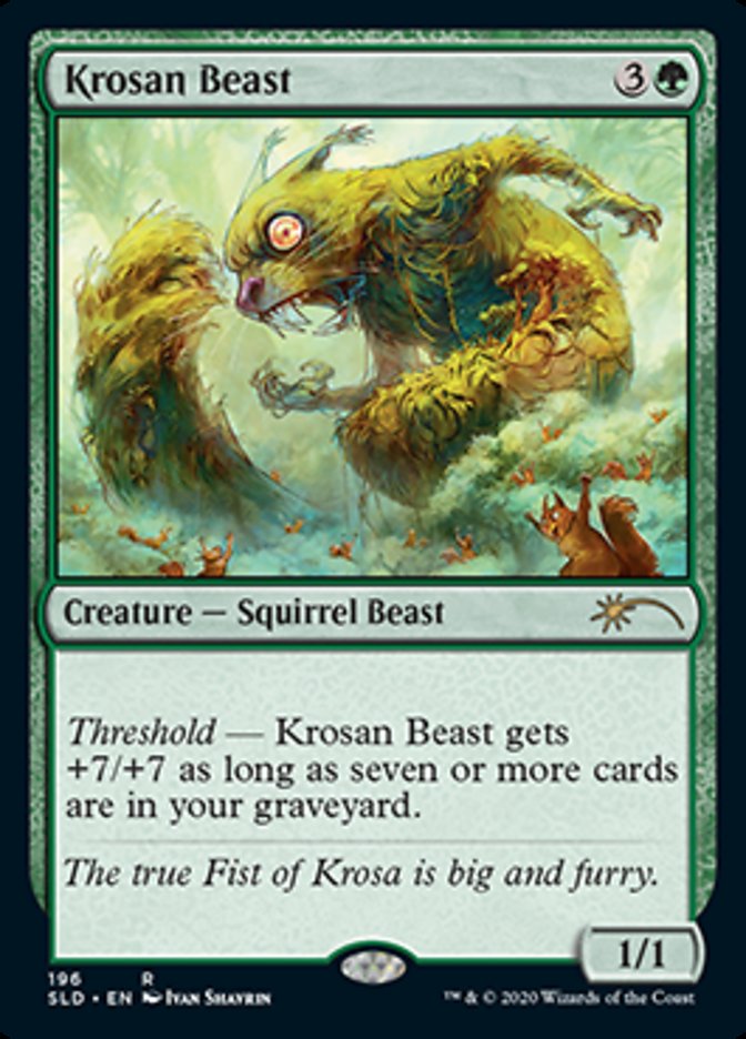 Krosan Beast [Secret Lair Drop Series] | Card Merchant Takapuna