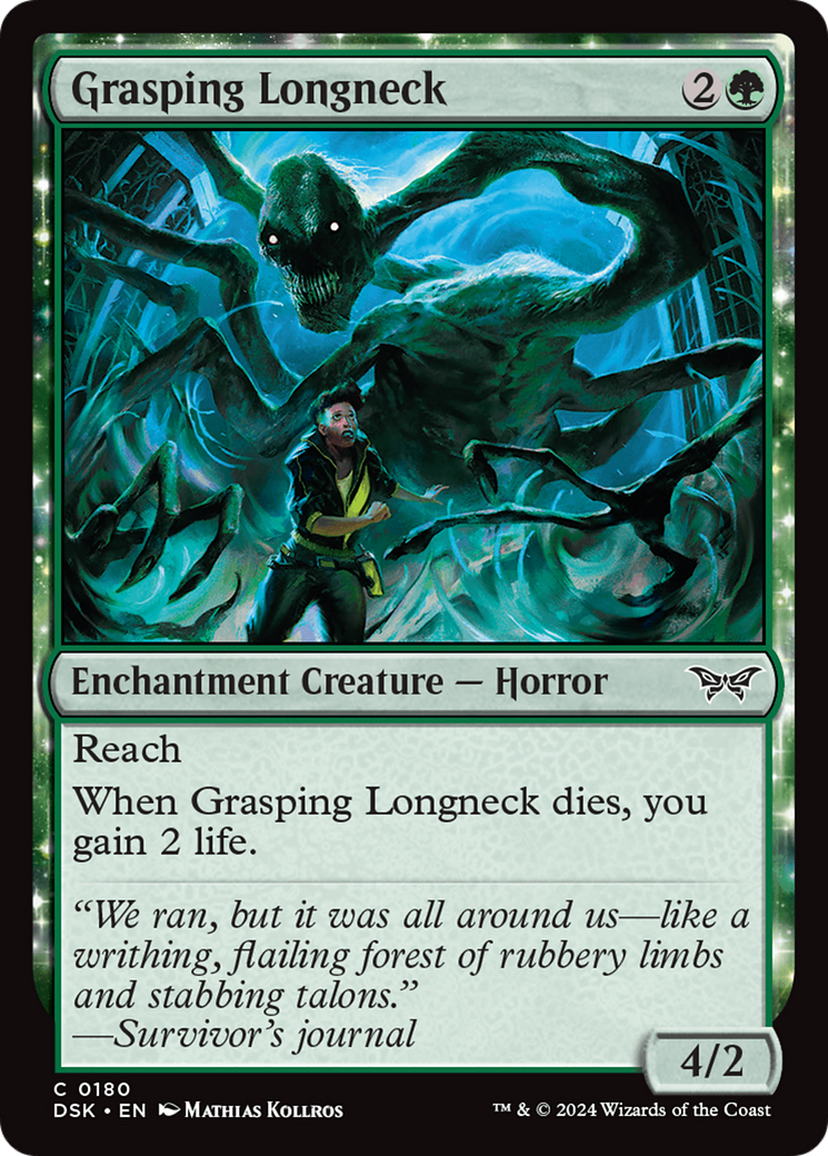 Grasping Longneck [Duskmourn: House of Horror] | Card Merchant Takapuna