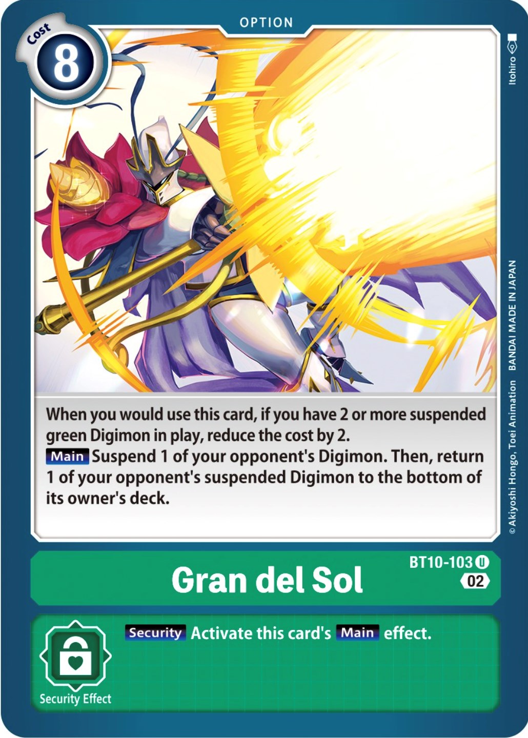 Gran del Sol [BT10-103] [Xros Encounter] | Card Merchant Takapuna