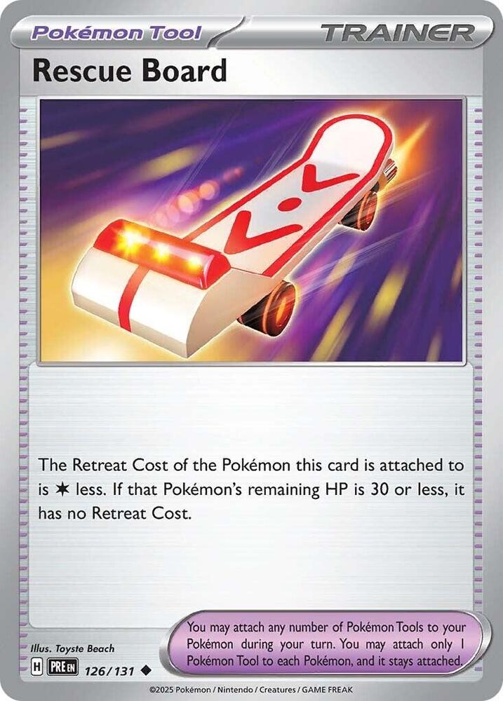 Rescue Board (126/131) [Scarlet & Violet: Prismatic Evolutions] | Card Merchant Takapuna