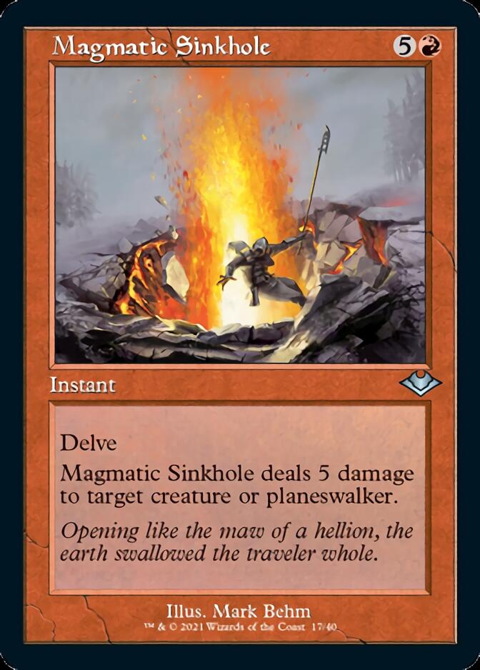 Magmatic Sinkhole (Retro) [Modern Horizons] | Card Merchant Takapuna