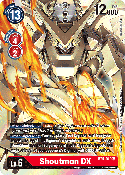 Shoutmon DX [BT5-019] [Battle of Omni] | Card Merchant Takapuna