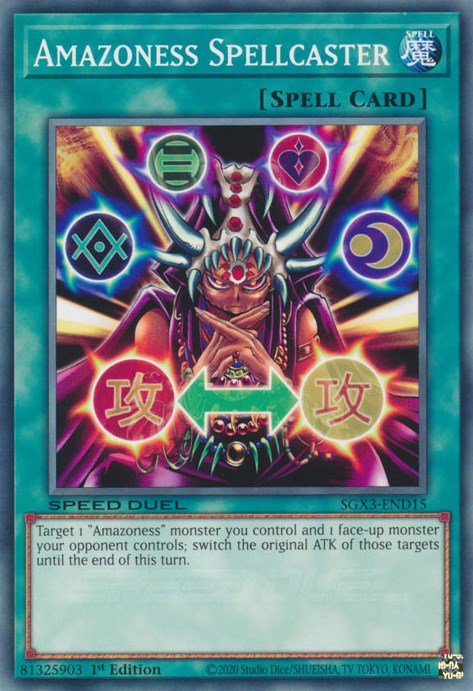 Amazoness Spellcaster [SGX3-END15] Common | Card Merchant Takapuna