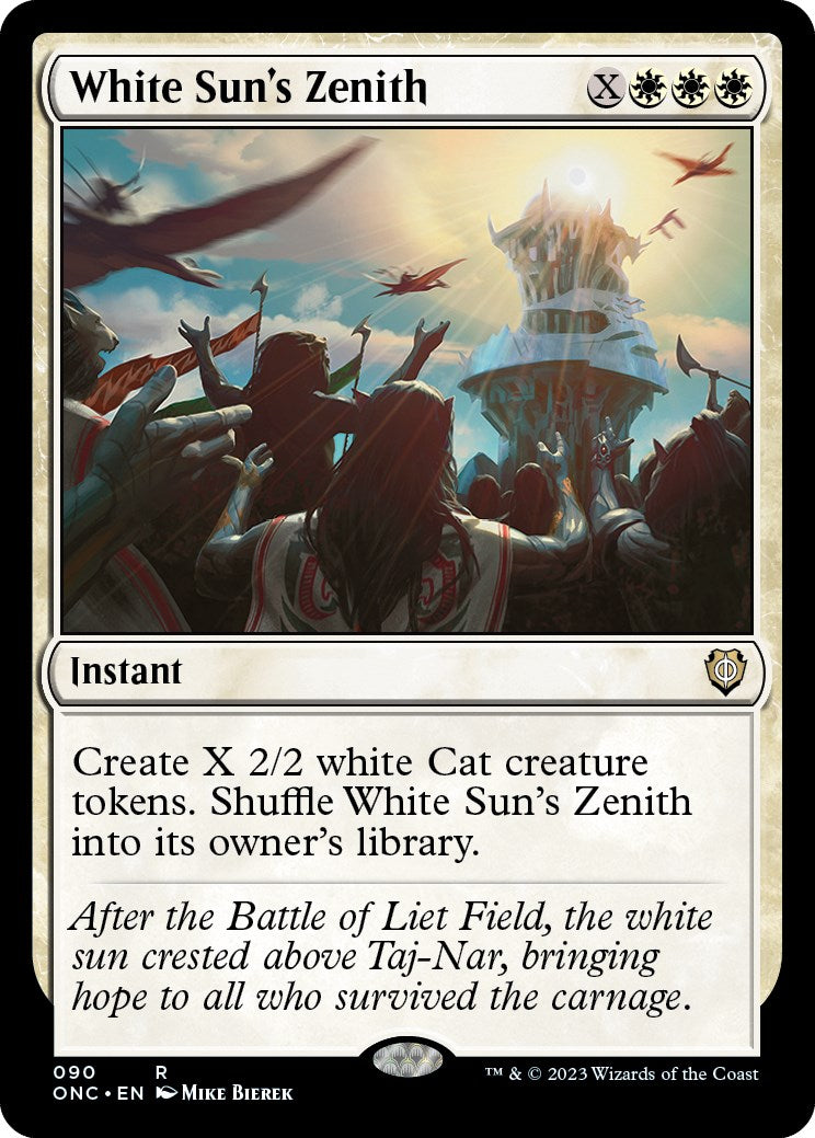 White Sun's Zenith [Phyrexia: All Will Be One Commander] | Card Merchant Takapuna