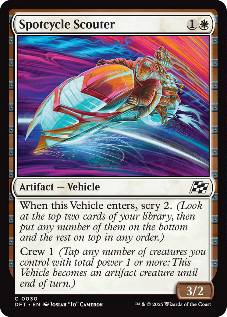 Spotcycle Scouter [Aetherdrift] | Card Merchant Takapuna