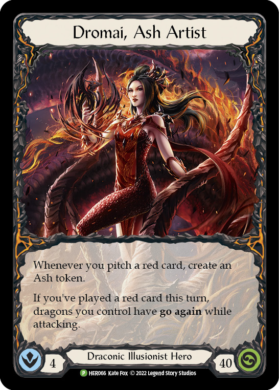 Dromai, Ash Artist [HER066] (Promo)  Rainbow Foil | Card Merchant Takapuna