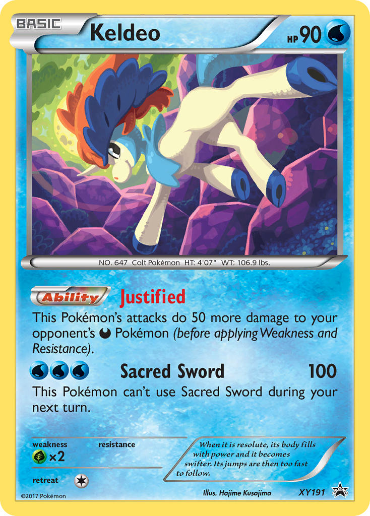 Keldeo (XY191) [XY: Black Star Promos] | Card Merchant Takapuna