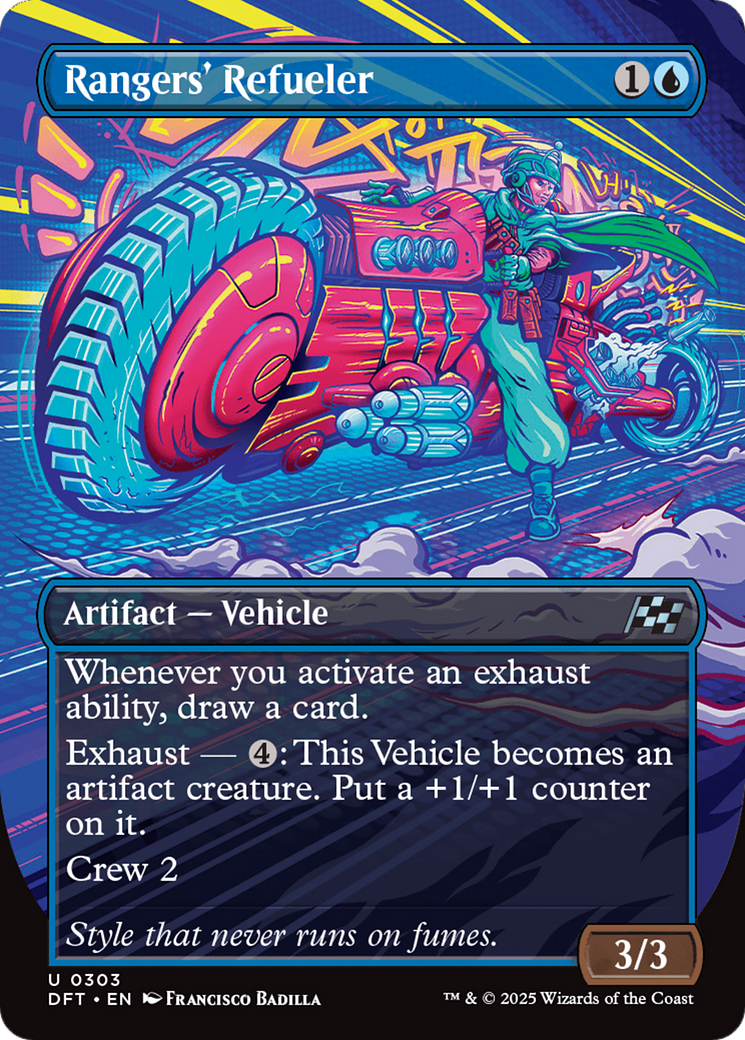 Rangers' Refueler (Borderless) [Aetherdrift] | Card Merchant Takapuna