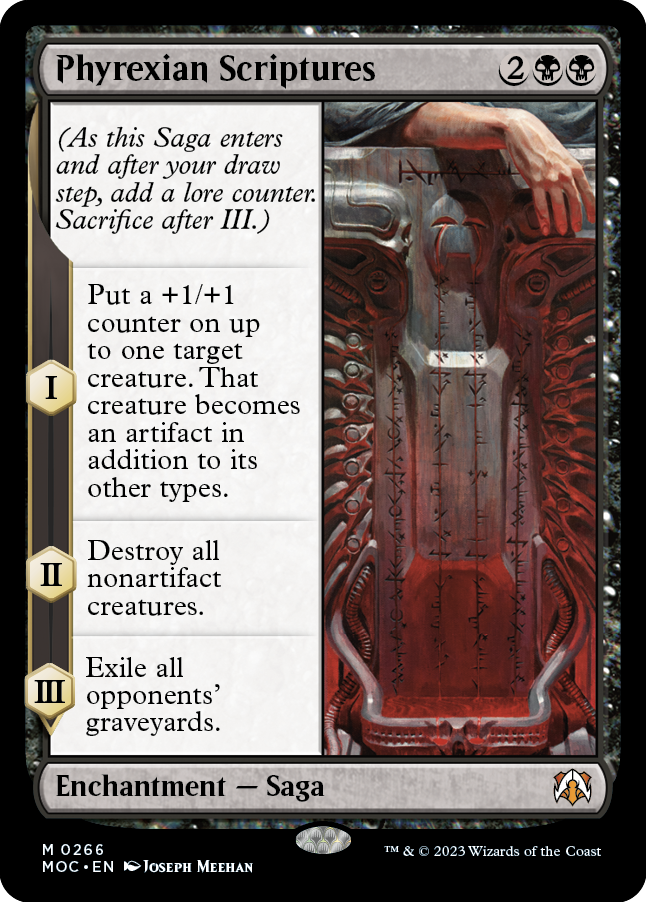 Phyrexian Scriptures [March of the Machine Commander] | Card Merchant Takapuna