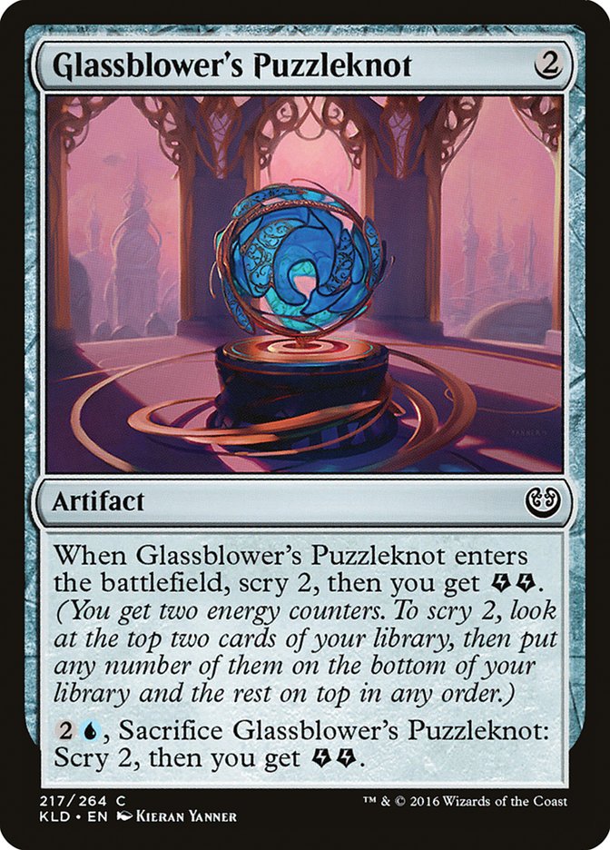 Glassblower's Puzzleknot [Kaladesh] | Card Merchant Takapuna