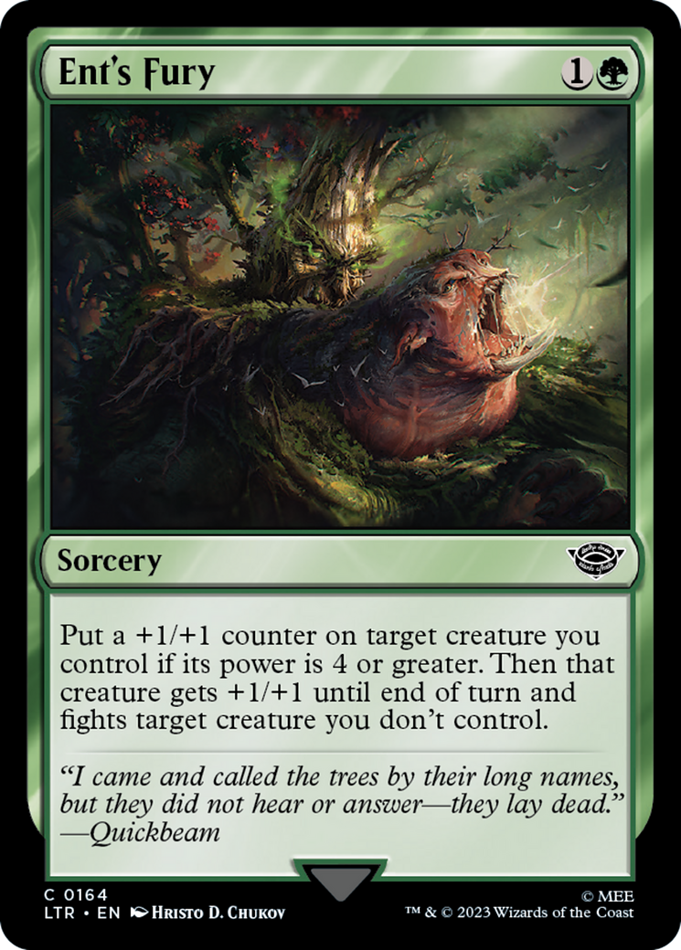 Ent's Fury [The Lord of the Rings: Tales of Middle-Earth] | Card Merchant Takapuna