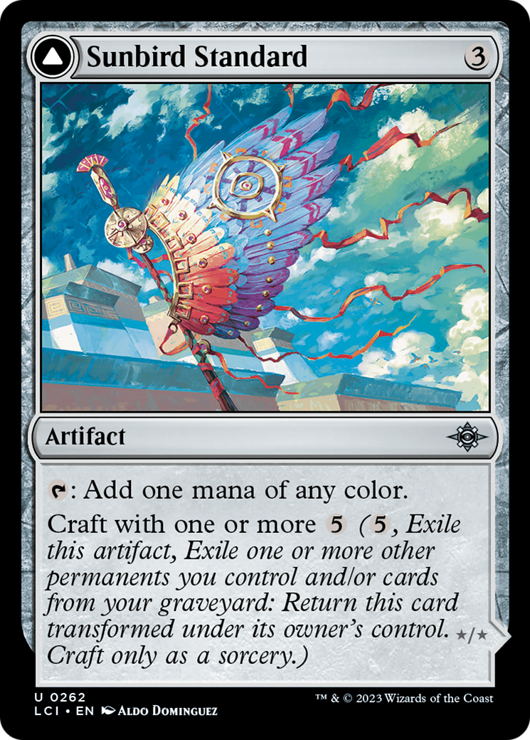 Sunbird Standard // Sunbird Effigy [The Lost Caverns of Ixalan] | Card Merchant Takapuna