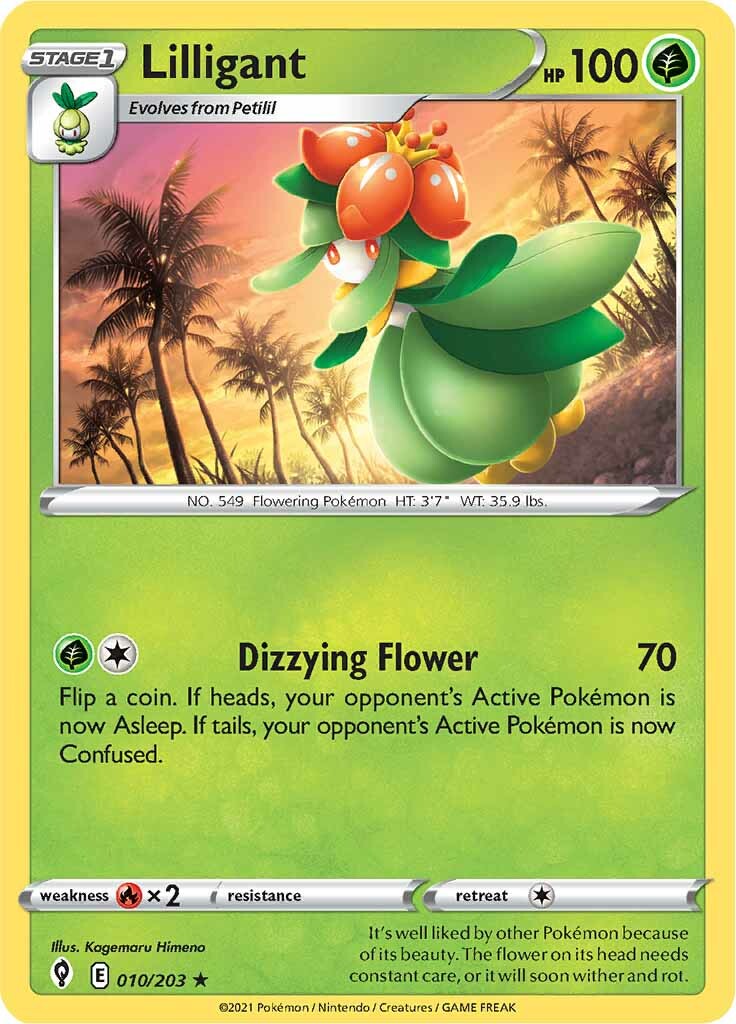 Lilligant (010/203) [Sword & Shield: Evolving Skies] | Card Merchant Takapuna