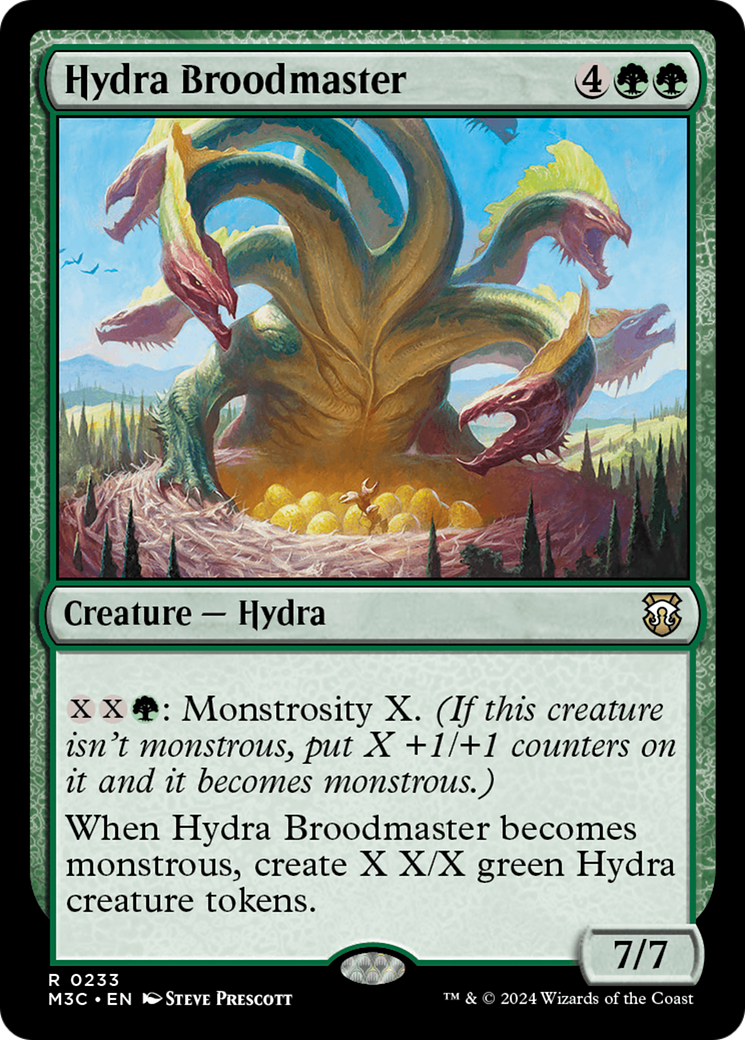 Hydra Broodmaster (Ripple Foil) [Modern Horizons 3 Commander] | Card Merchant Takapuna