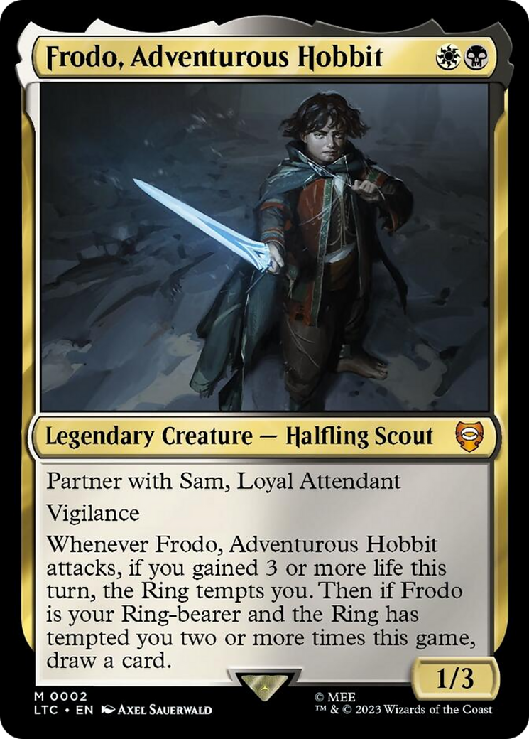 Frodo, Adventurous Hobbit [The Lord of the Rings: Tales of Middle-Earth Commander] | Card Merchant Takapuna