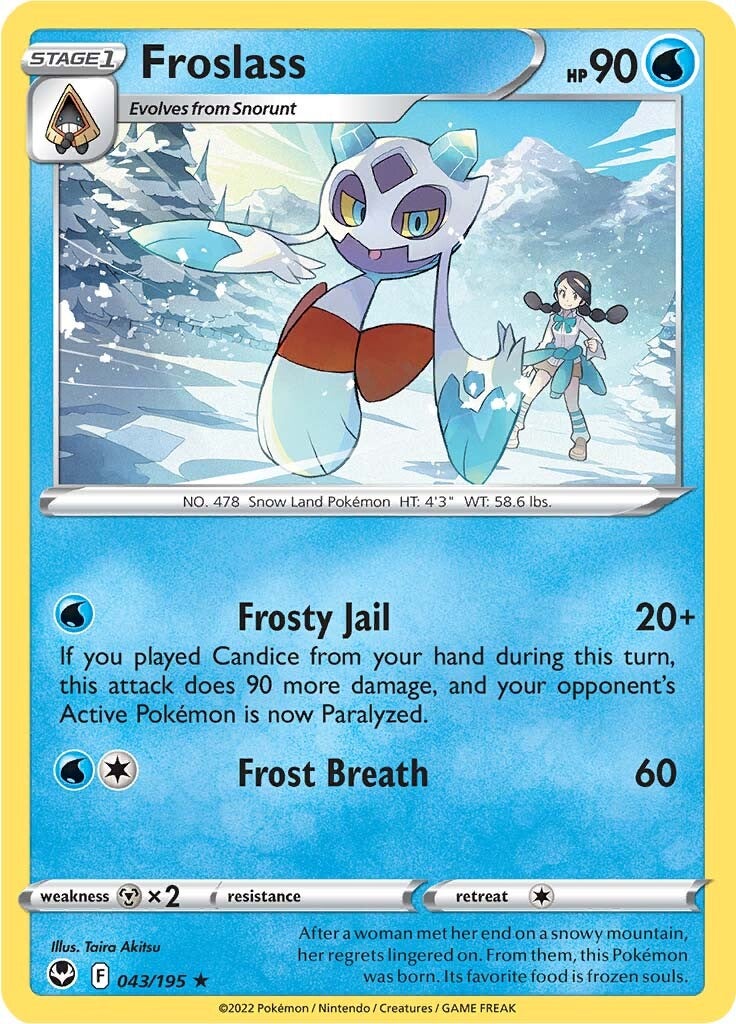 Froslass (043/195) [Sword & Shield: Silver Tempest] | Card Merchant Takapuna