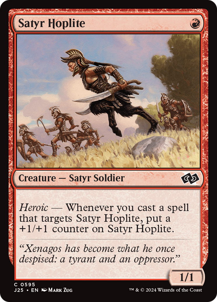 Satyr Hoplite [Foundations Jumpstart] | Card Merchant Takapuna