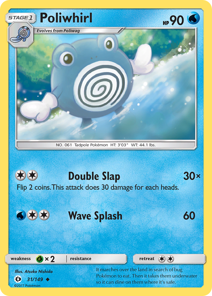 Poliwhirl (31/149) [Sun & Moon: Base Set] | Card Merchant Takapuna