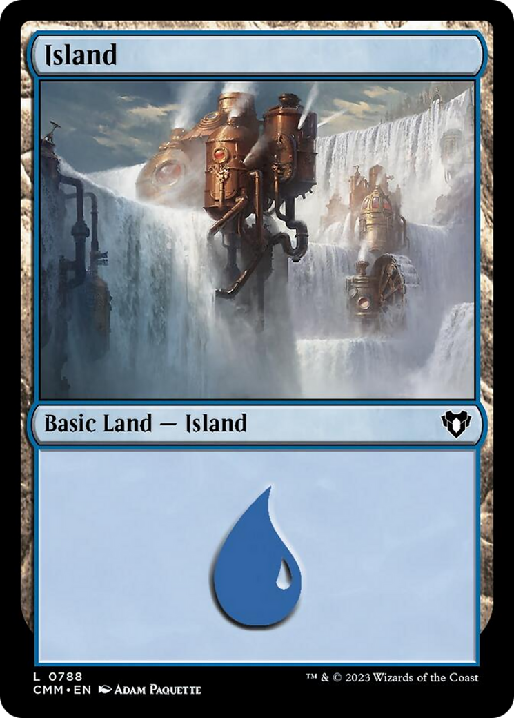 Island (788) [Commander Masters] | Card Merchant Takapuna