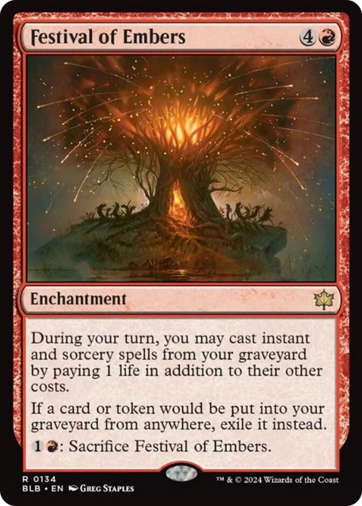 Festival of Embers [Bloomburrow] | Card Merchant Takapuna