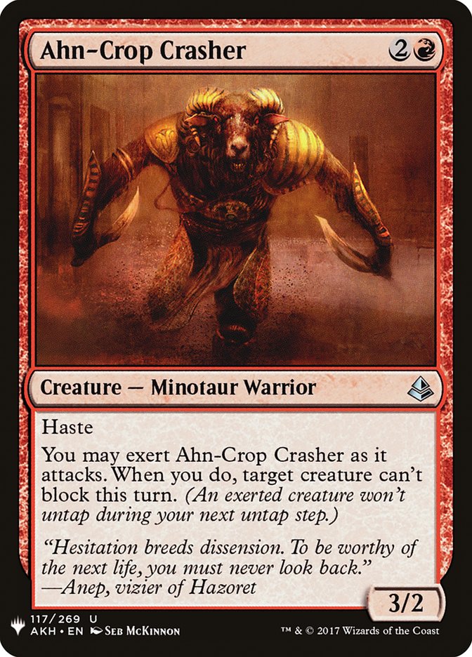 Ahn-Crop Crasher [Mystery Booster] | Card Merchant Takapuna