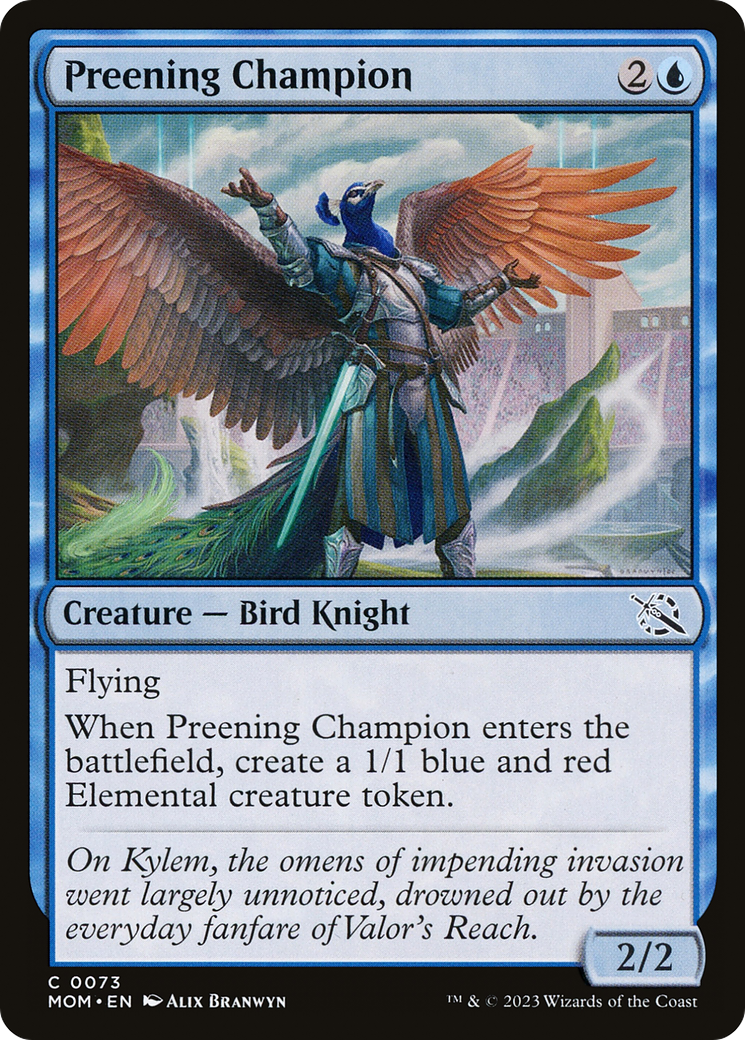 Preening Champion [March of the Machine] | Card Merchant Takapuna