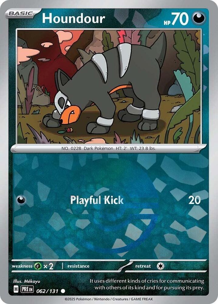 Houndour (062/131) (Poke Ball Pattern) [Scarlet & Violet: Prismatic Evolutions] | Card Merchant Takapuna