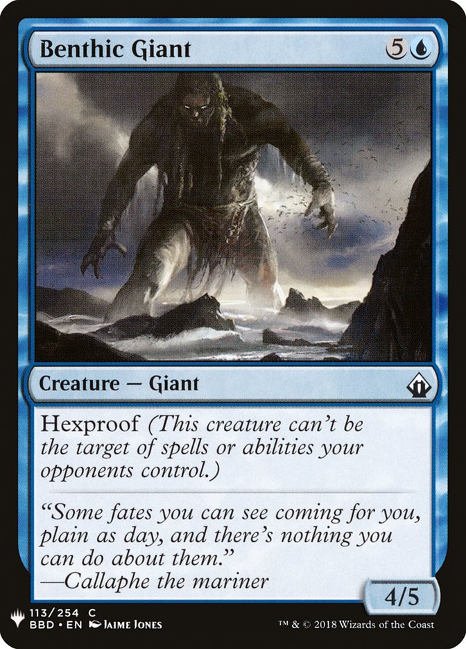 Benthic Giant [Mystery Booster] | Card Merchant Takapuna