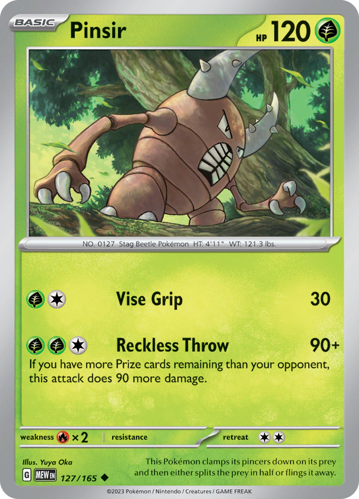 Pinsir (127/165) [Scarlet & Violet 151] | Card Merchant Takapuna