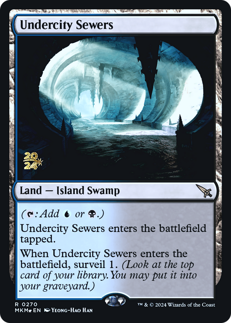 Undercity Sewers [Murders at Karlov Manor Prerelease Promos] | Card Merchant Takapuna