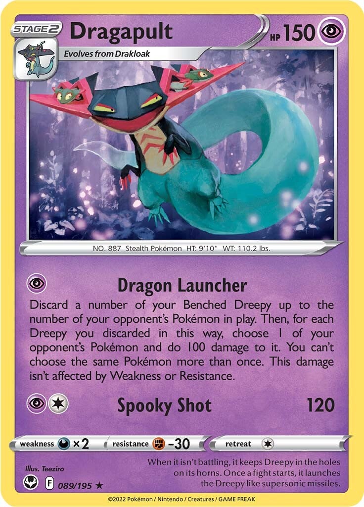 Dragapult (089/195) [Sword & Shield: Silver Tempest] | Card Merchant Takapuna