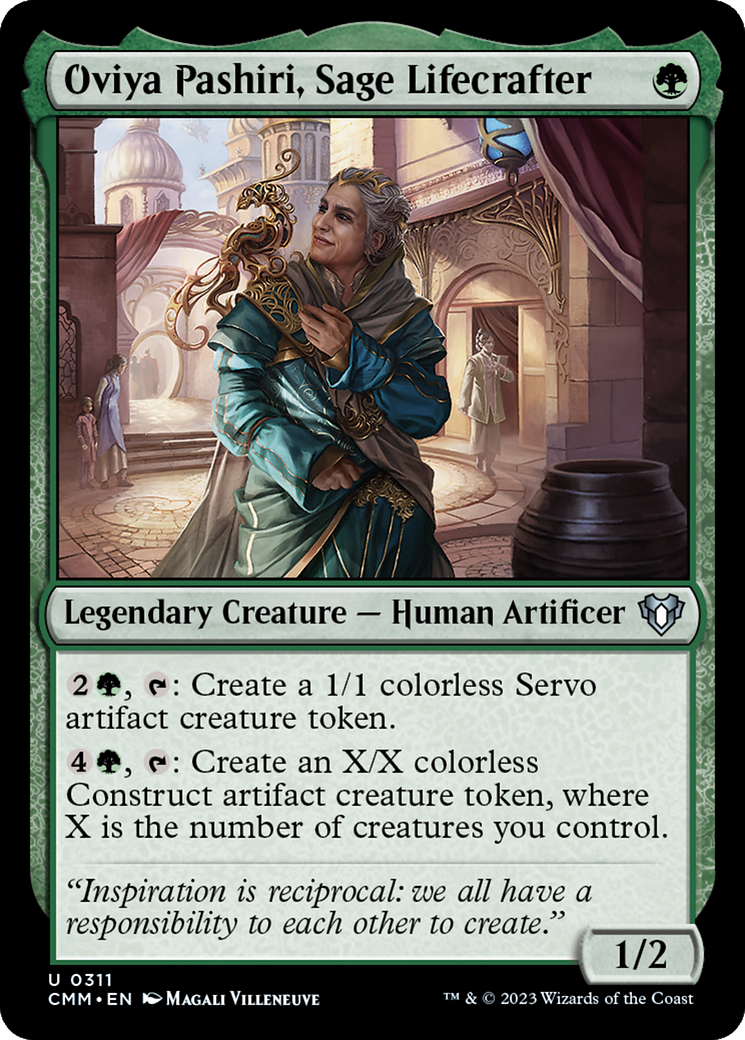 Oviya Pashiri, Sage Lifecrafter [Commander Masters] | Card Merchant Takapuna