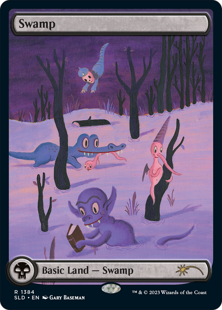 Swamp (1384) [Secret Lair Drop Series] | Card Merchant Takapuna